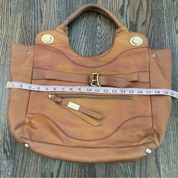 Foley + Corinna Tan Leather Shoulder Bag - Picture 8 of 10